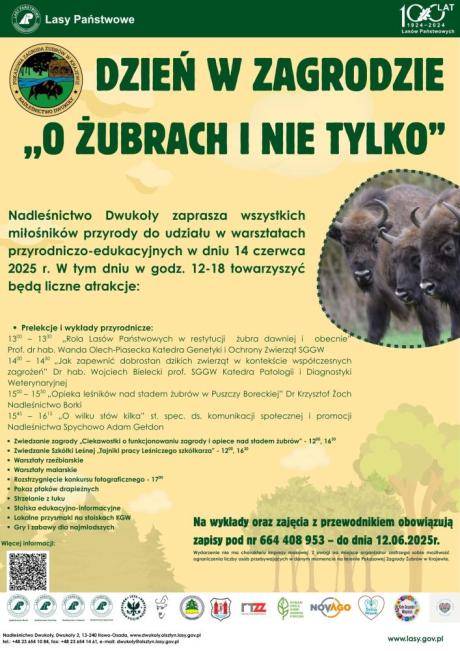 "Dzień w Zagrodzie - o żubrach i nie tylko"