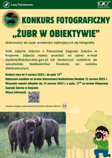Konkurs fotograficzny "Żubr w obiektywie"
